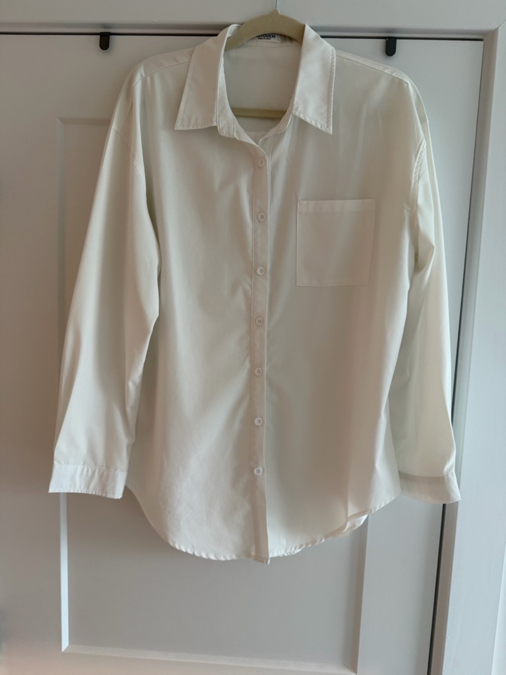 Classic Button-Down Shirt in White